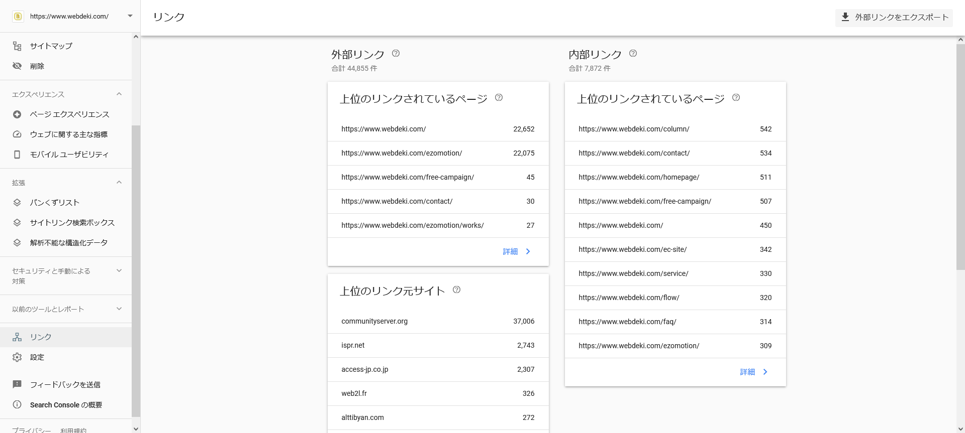Googleサーチコンソール