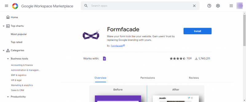 Formfacade【埋め込み用アドオン】